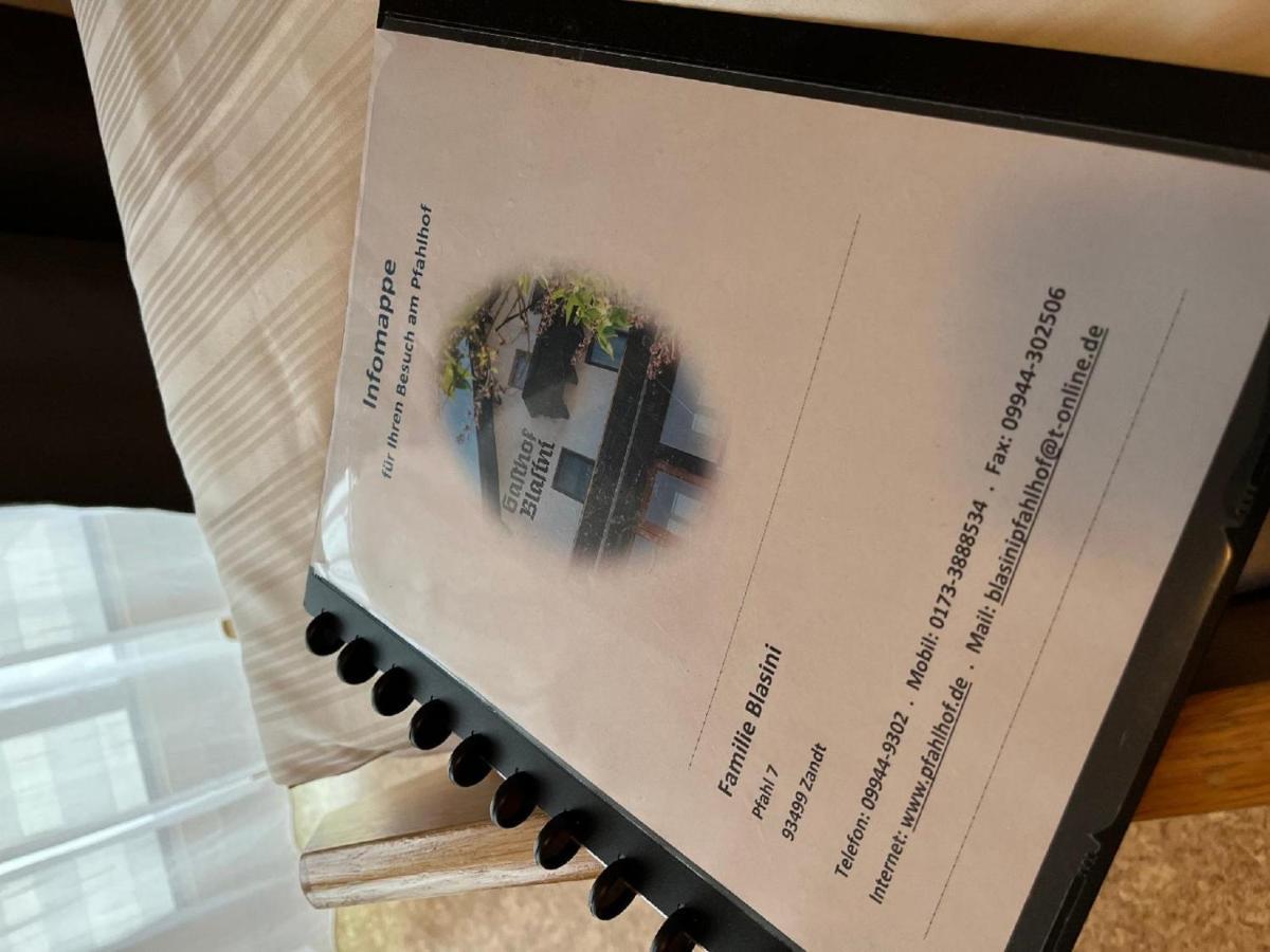 Landgasthof Blasini - Pfahlhof Zandt Exteriör bild